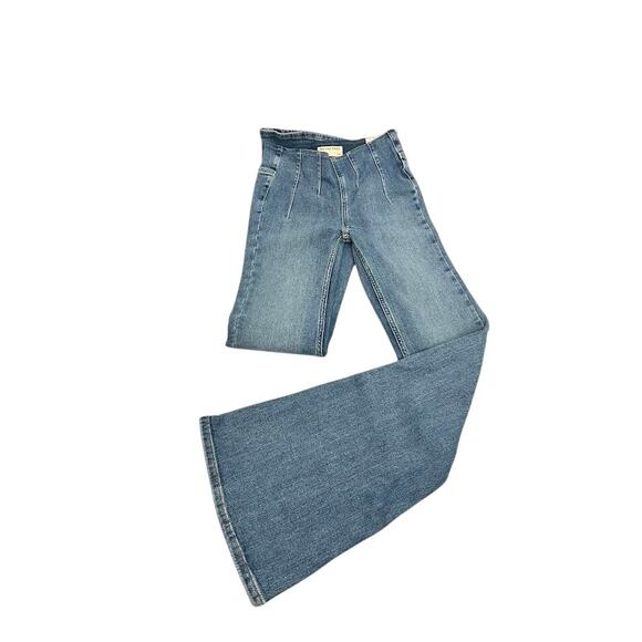 NEW! Free People we the free keira pull-on flare jeans out of sight 27 - Picture 6 of 10